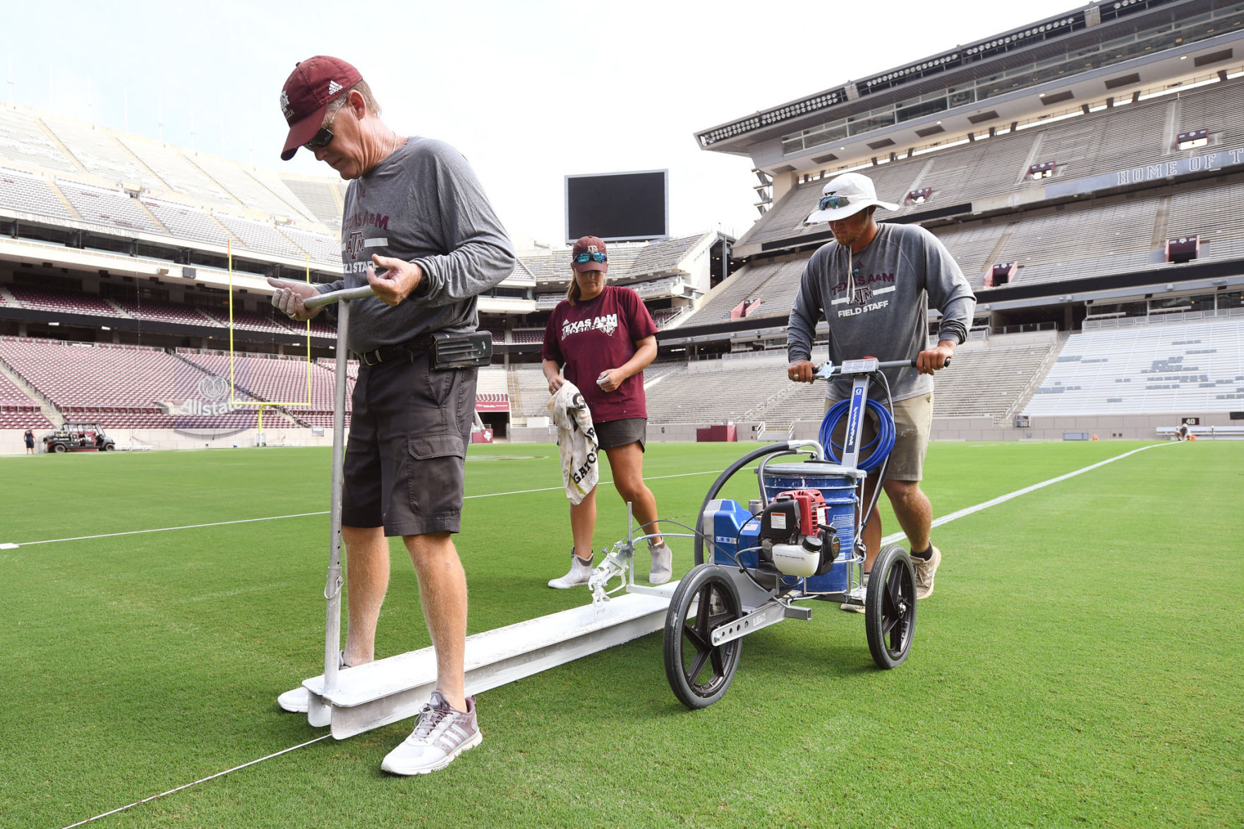Painting Kyle Field